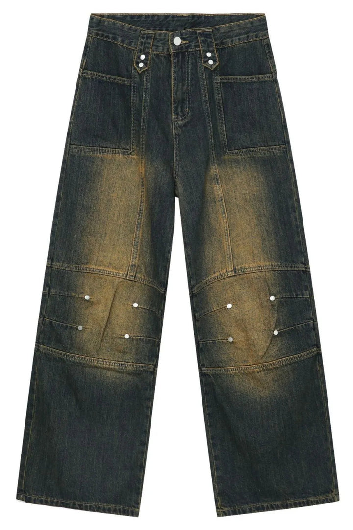 Men's Wide Leg Bootcut Jeans - Dark - M - c0510736 - bcf8 - 43a2 - bef1 - 5491deb0e39d - Max - Tatoo Tee