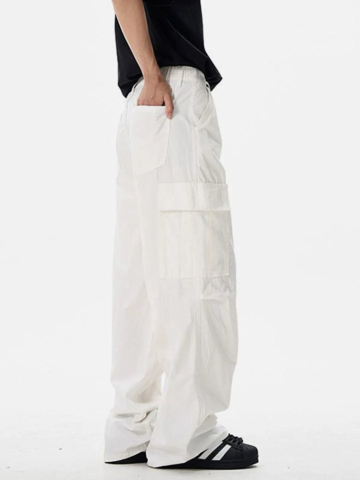 Men's Wide Leg Cargo Pants - Black - S - 8fc77d3b - 89c1 - 4334 - 9d99 - 98b1dfa77228 - Max - Origin - Tatoo Tee