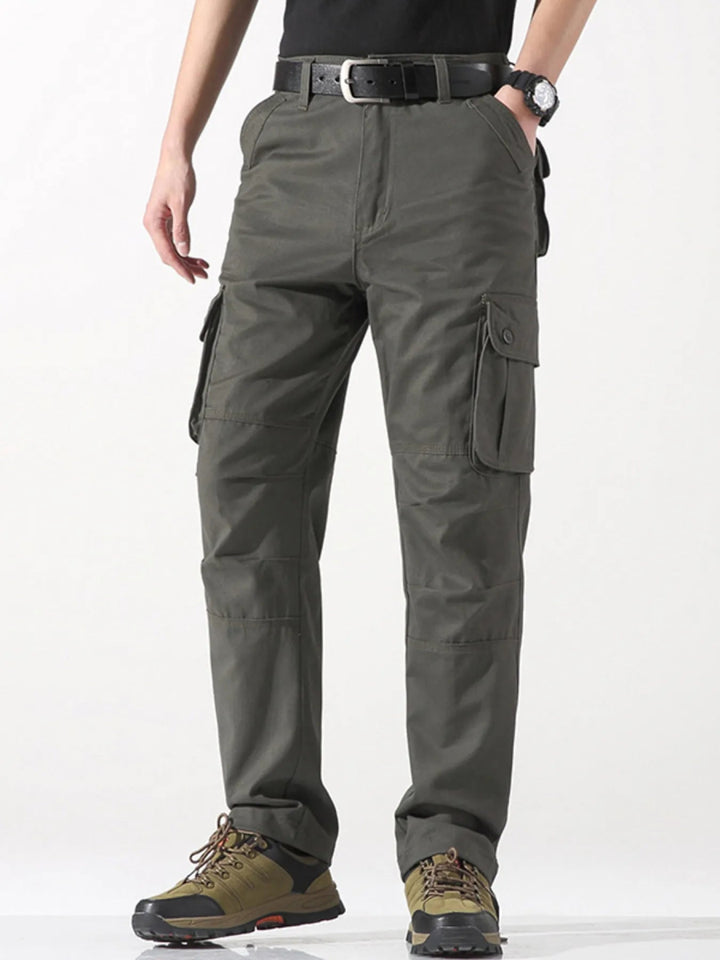 Men's Wide Leg Cargo Pants - Dark Gray - 29 - 0bfeab3cf10c4488b7f55442794701c0 - Max - Origin - Tatoo Tee