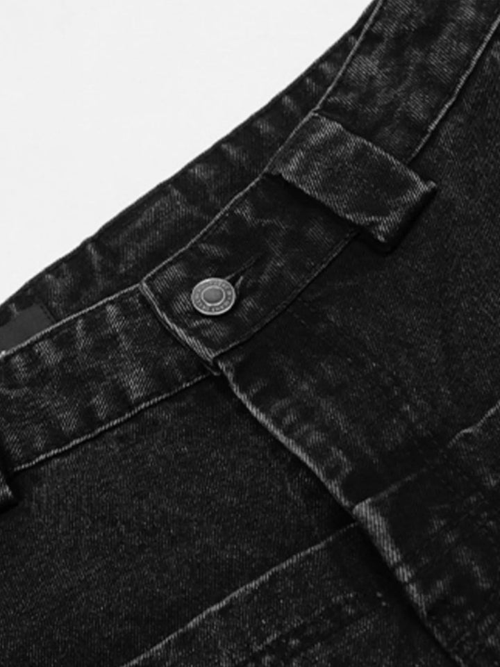 Men's Wide Leg Denim Jeans - Black - S - 357b08af - 4cc1 - 49c3 - ba48 - 5fe41ac38f44 - Max - Origin - Tatoo Tee