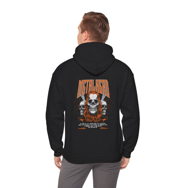 Metalhead Unisex Hooded Sweatshirt - Perfect for Music Lovers & Concert Goers - Black - S - Metalhead Unisex Hooded Sweatshirt - Perfect for Music Lovers & Concert Goers - Tatoo Tee