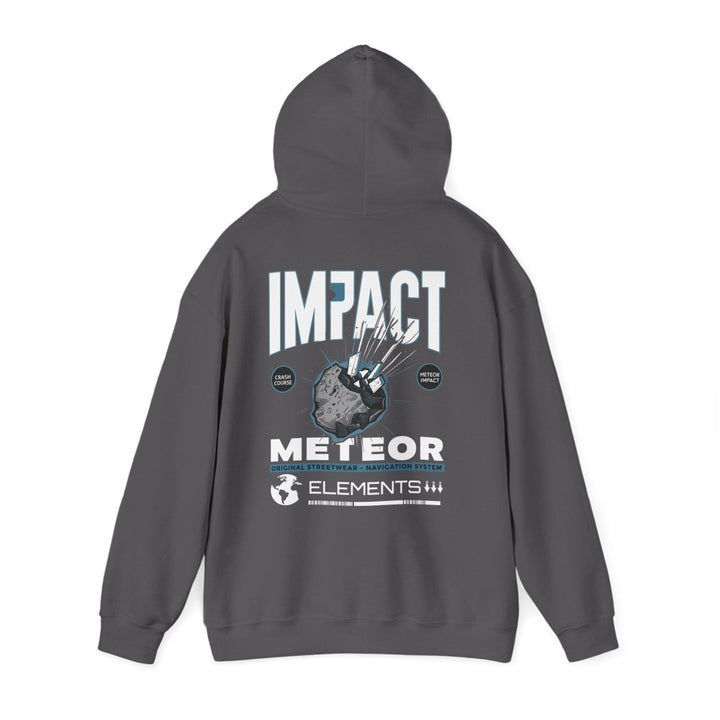 Meteor Impact Graphic Hoodie - Unisex Heavy Blend™ Sweatshirt for Space Lovers - Red - S - Meteor Impact Graphic Hoodie - Unisex Heavy Blend™ Sweatshirt for Space Lovers - Tatoo Tee