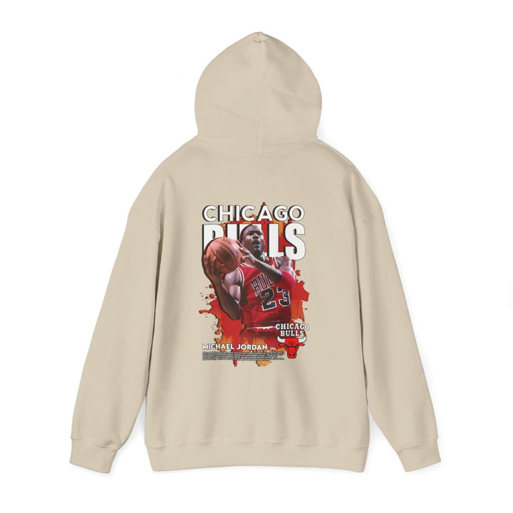 Michael Jordan Chicago Bulls Hoodie - Retro Sports Sweatshirt for Basketball Fans - Purple - S - Michael Jordan Chicago Bulls Hoodie - Retro Sports Sweatshirt for Basketball Fans - Tatoo Tee