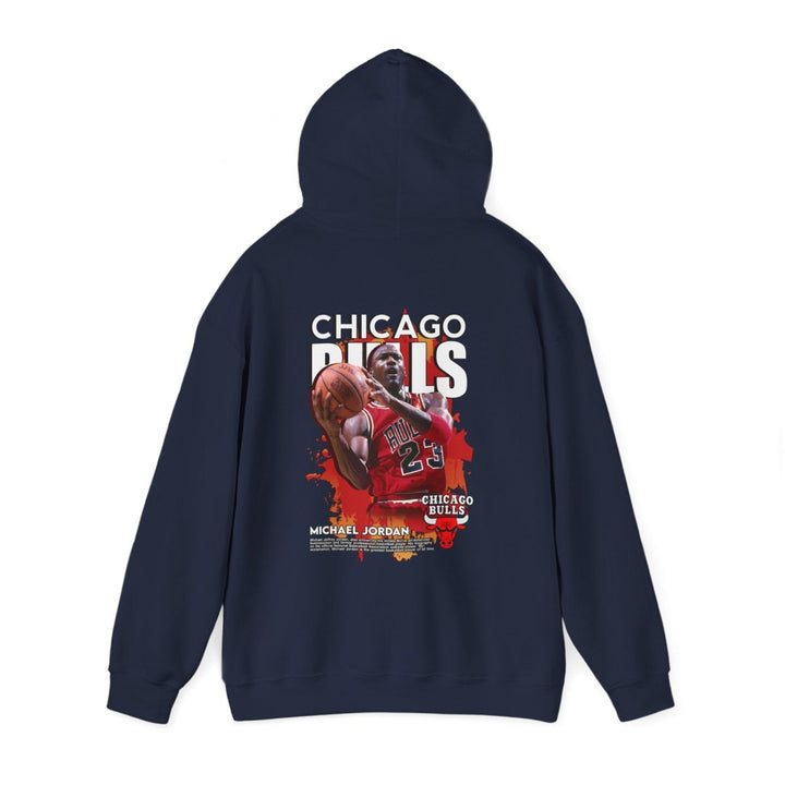 Michael Jordan Chicago Bulls Hoodie - Retro Sports Sweatshirt for Basketball Fans - Purple - S - Michael Jordan Chicago Bulls Hoodie - Retro Sports Sweatshirt for Basketball Fans - Tatoo Tee