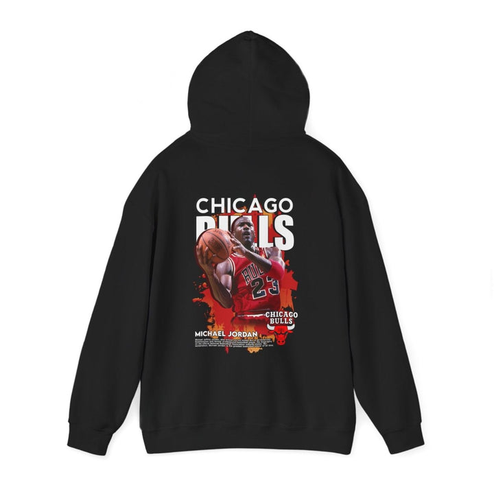 Michael Jordan Chicago Bulls Hoodie - Retro Sports Sweatshirt for Basketball Fans - Purple - S - Michael Jordan Chicago Bulls Hoodie - Retro Sports Sweatshirt for Basketball Fans - Tatoo Tee