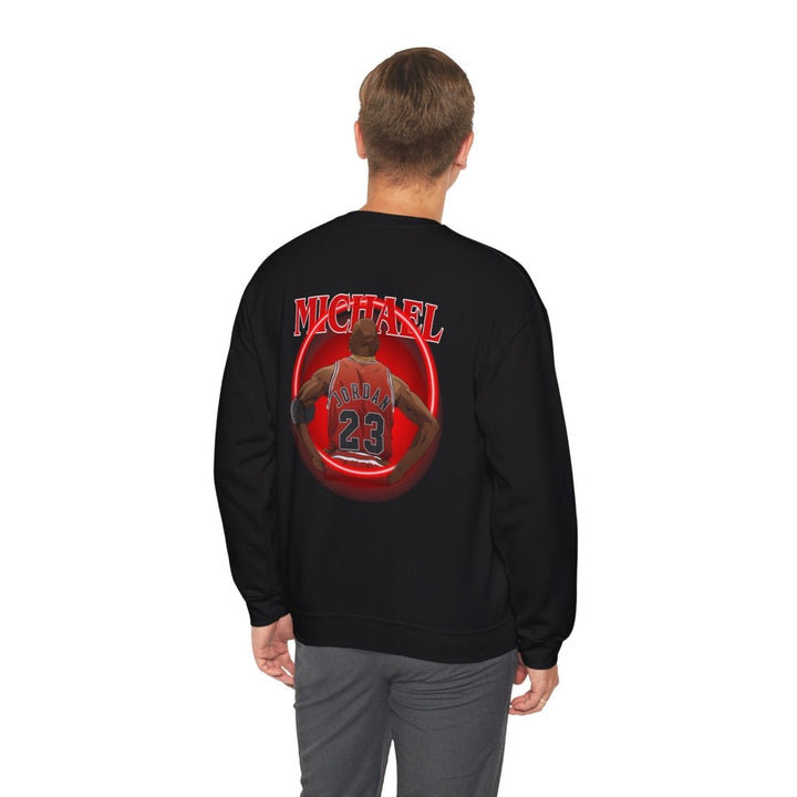 Michael Jordan Crewneck Sweatshirt, Vintage Sports Apparel, Basketball Fan Gift - S - Navy - Michael Jordan Crewneck Sweatshirt, Vintage Sports Apparel, Basketball Fan Gift - Tatoo Tee