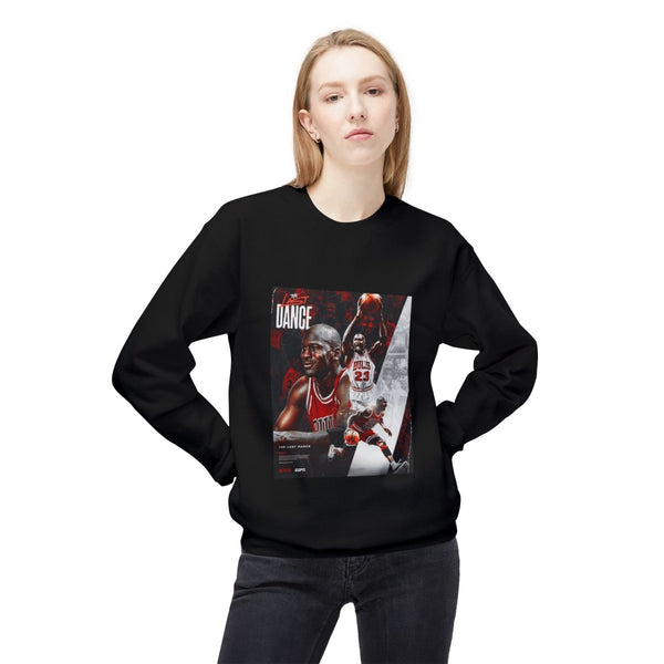 Michael Jordan Dance Crewneck Sweatshirt, Unisex Fleece, Sports Apparel - Black - S - Michael Jordan Dance Crewneck Sweatshirt, Unisex Fleece, Sports Apparel - Tatoo Tee