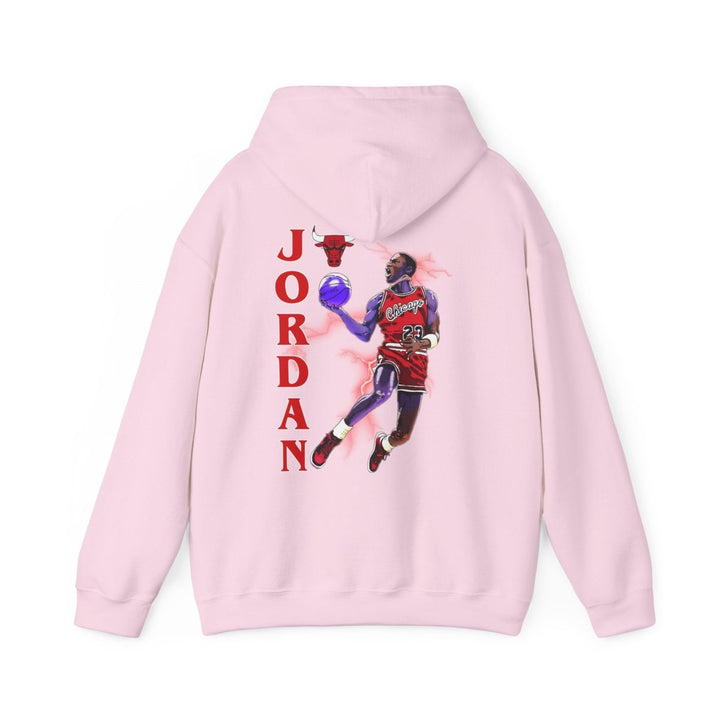 Michael Jordan Tribute Hoodie, Unisex Heavy Blend Sweatshirt, Basketball Apparel - Light Pink - S - Michael Jordan Tribute Hoodie, Unisex Heavy Blend Sweatshirt, Basketball Apparel - Tatoo Tee