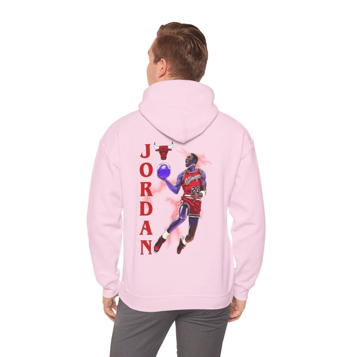 Michael Jordan Tribute Hoodie, Unisex Heavy Blend Sweatshirt, Basketball Apparel - Light Pink - S - Michael Jordan Tribute Hoodie, Unisex Heavy Blend Sweatshirt, Basketball Apparel - Tatoo Tee