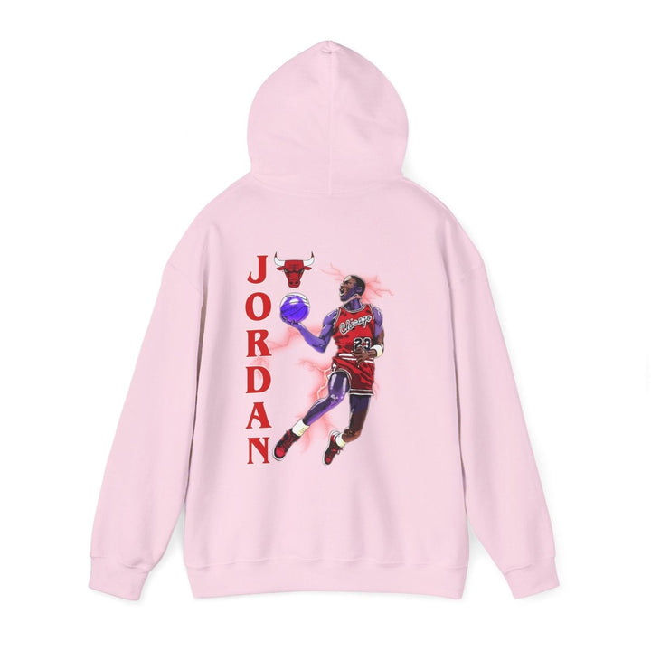 Michael Jordan Tribute Hoodie, Unisex Heavy Blend Sweatshirt, Basketball Apparel - Light Pink - S - Michael Jordan Tribute Hoodie, Unisex Heavy Blend Sweatshirt, Basketball Apparel - Tatoo Tee
