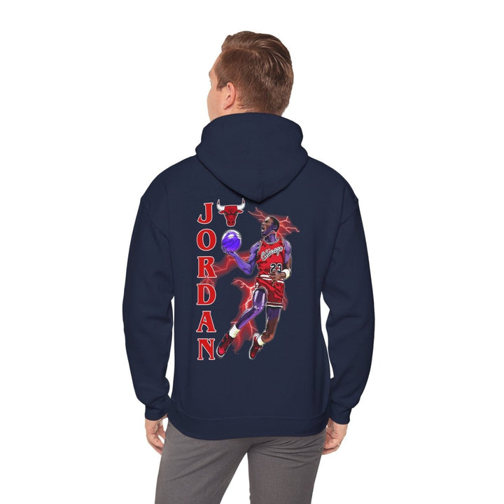 Michael Jordan Tribute Hoodie, Unisex Heavy Blend Sweatshirt, Basketball Apparel - Navy - S - Michael Jordan Tribute Hoodie, Unisex Heavy Blend Sweatshirt, Basketball Apparel - Tatoo Tee