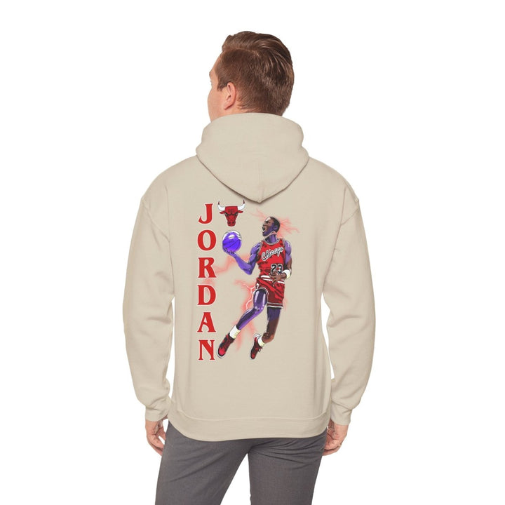 Michael Jordan Tribute Hoodie, Unisex Heavy Blend Sweatshirt, Basketball Apparel - Sand - S - Michael Jordan Tribute Hoodie, Unisex Heavy Blend Sweatshirt, Basketball Apparel - Tatoo Tee