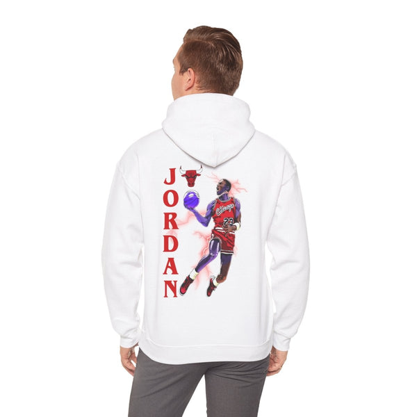 Michael Jordan Tribute Hoodie, Unisex Heavy Blend Sweatshirt, Basketball Apparel - White - S - Michael Jordan Tribute Hoodie, Unisex Heavy Blend Sweatshirt, Basketball Apparel - Tatoo Tee