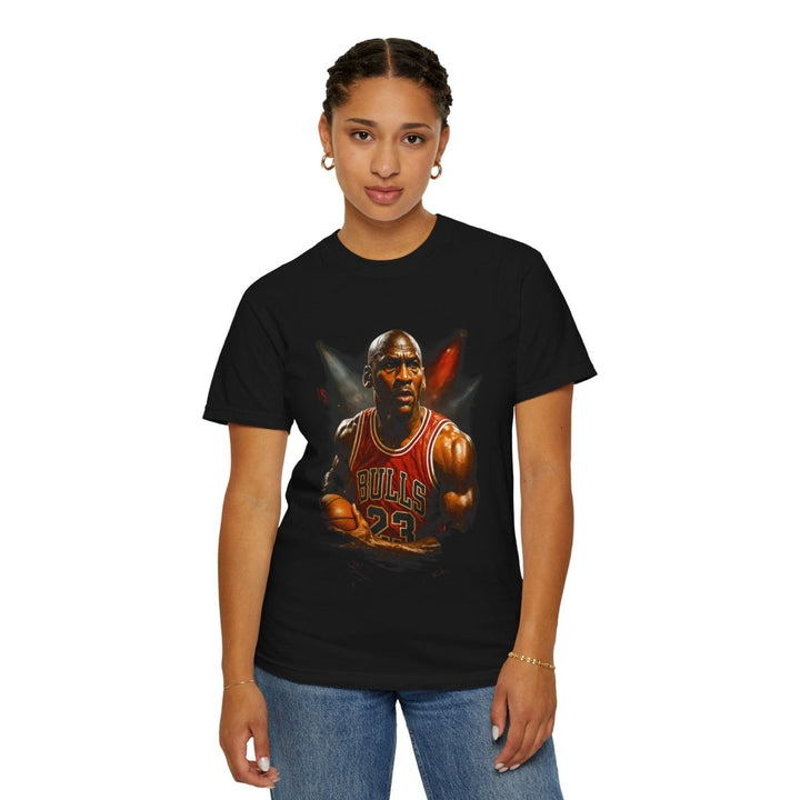Michael Jordan Tribute T-Shirt | Vintage Basketball Fan Tee, Sports Apparel, NBA Merchandise - Black - S - Michael Jordan Tribute T-Shirt | Vintage Basketball Fan Tee, Sports Apparel, NBA Merchandise - Tatoo Tee