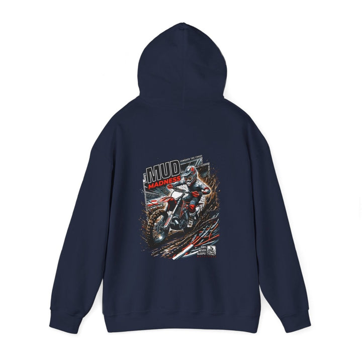 Mud Madness Unisex Hoodie - Perfect for Off - Road Enthusiasts - Red - S - Mud Madness Unisex Hoodie - Perfect for Off - Road Enthusiasts - Tatoo Tee