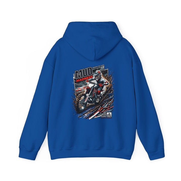 Mud Madness Unisex Hoodie - Perfect for Off - Road Enthusiasts - Red - S - Mud Madness Unisex Hoodie - Perfect for Off - Road Enthusiasts - Tatoo Tee