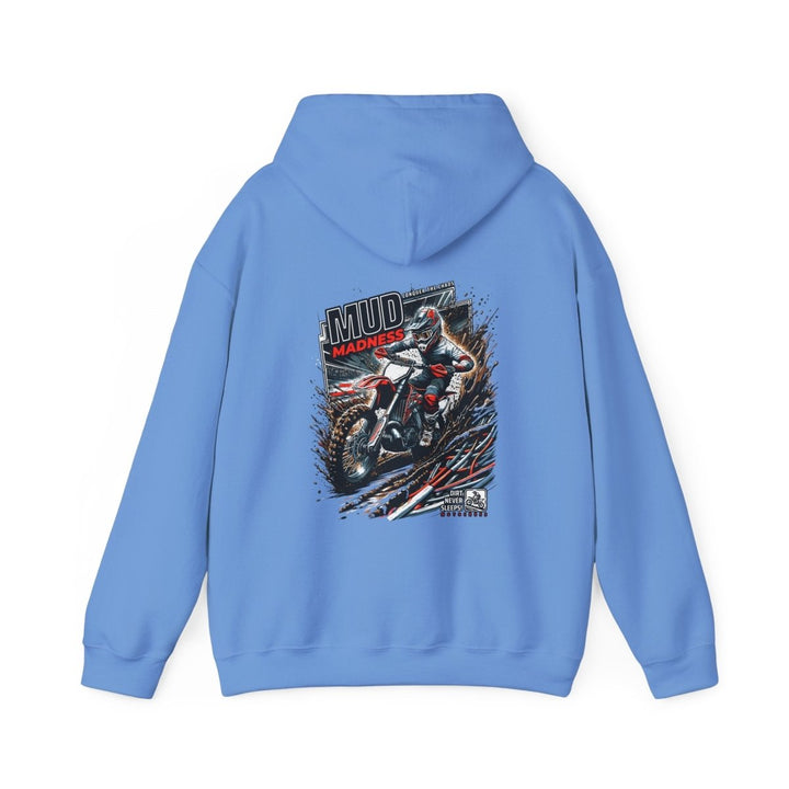 Mud Madness Unisex Hoodie - Perfect for Off - Road Enthusiasts - Red - S - Mud Madness Unisex Hoodie - Perfect for Off - Road Enthusiasts - Tatoo Tee