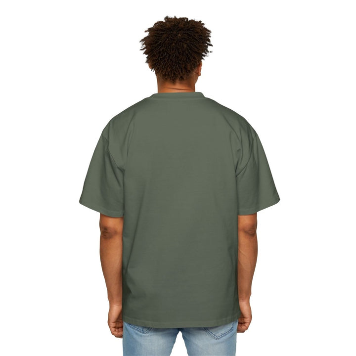 Nature's Harmony Floral Fox Oversized Tee for Men - Plum - L - Nature's Harmony Floral Fox Oversized Tee for Men - Tatoo Tee