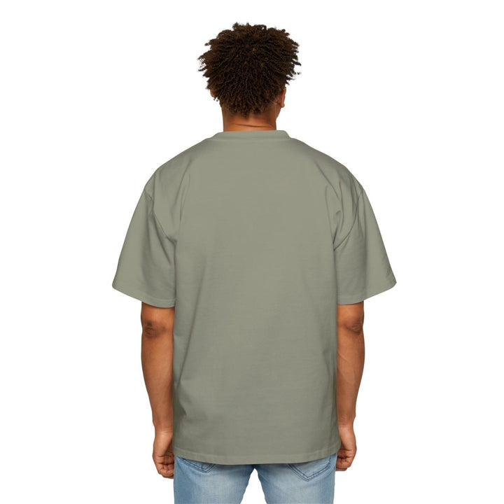 Nature's Harmony Floral Fox Oversized Tee for Men - Plum - L - Nature's Harmony Floral Fox Oversized Tee for Men - Tatoo Tee
