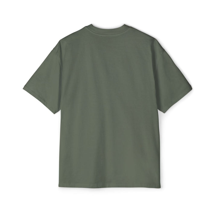 Nature's Harmony Floral Fox Oversized Tee for Men - Plum - L - Nature's Harmony Floral Fox Oversized Tee for Men - Tatoo Tee