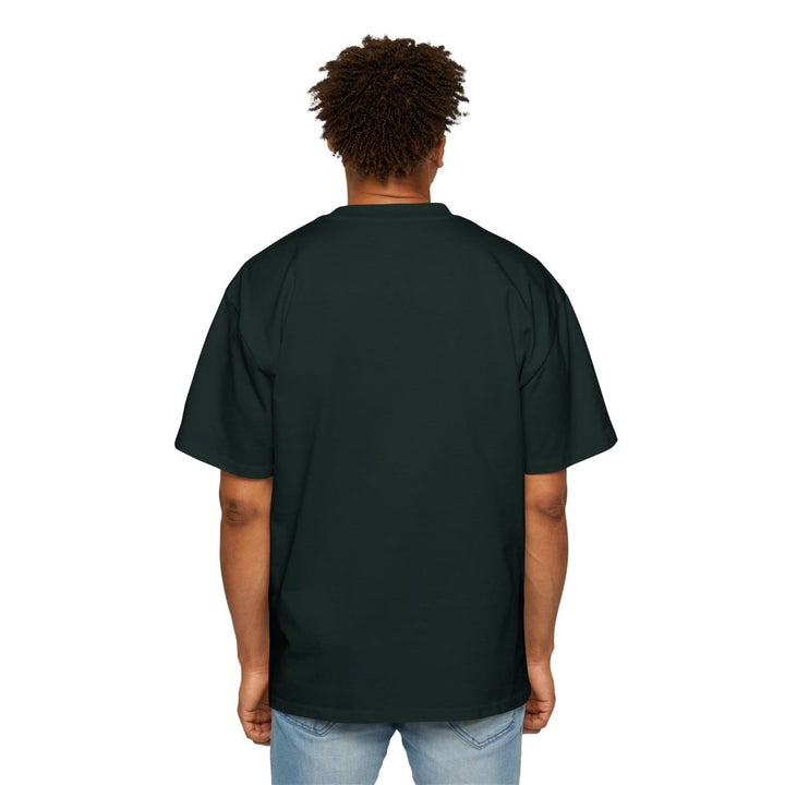 Nature's Harmony Floral Fox Oversized Tee for Men - Plum - L - Nature's Harmony Floral Fox Oversized Tee for Men - Tatoo Tee