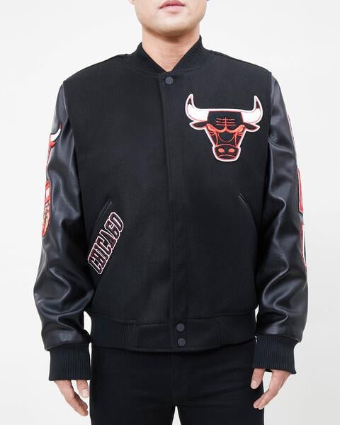NBA CHICAGO BULLS CLASSIC WOOL VARSITY JACKET