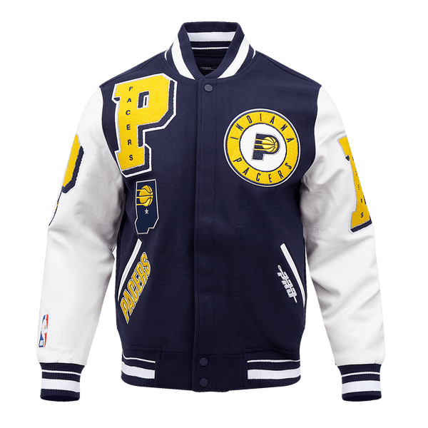 NBA INDIANA PACERS MASHUP WOOL VARSITY JACKET