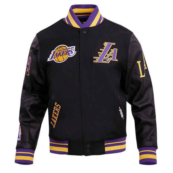 NBA LOS ANGELES LAKERS CHEST DYNASTY TO DESTINY RIB WOOL VARSITY