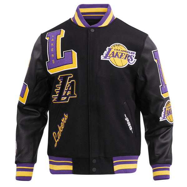 NBA LOS ANGELES LAKERS MASHUP WOOL VARSITY JACKET