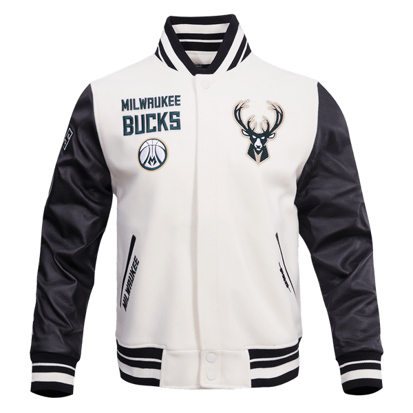 NBA MILWAUKEE BUCKS RETRO CLASSIC WOOL VARSITY JACKET