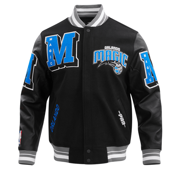 NBA ORLANDO MAGIC MASHUP RIB WOOL VARSITY JACKET