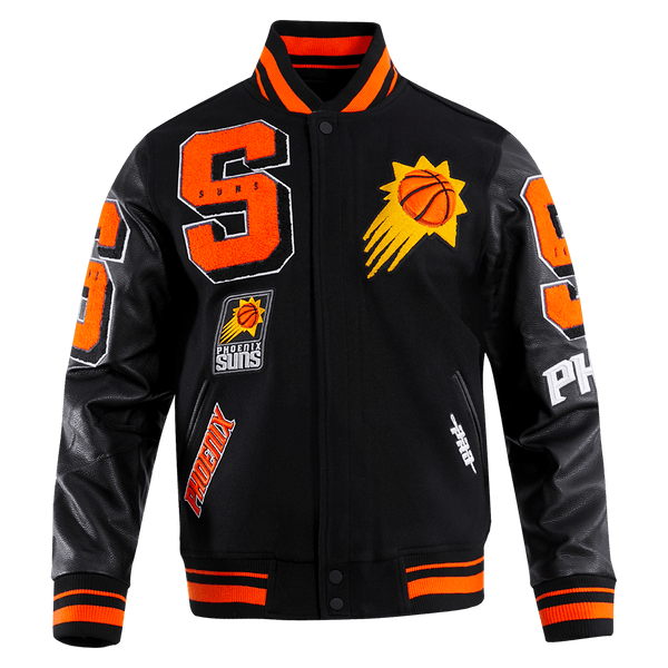 NBA PHOENIX SUNS MASHUP RIB WOOL VARSITY JACKET