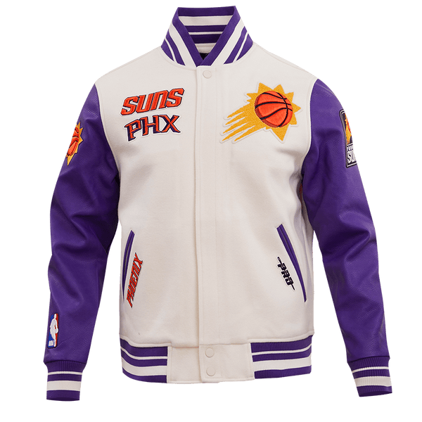 NBA PHOENIX SUNS RETRO CLASSIC WOOL VARSITY JACKET