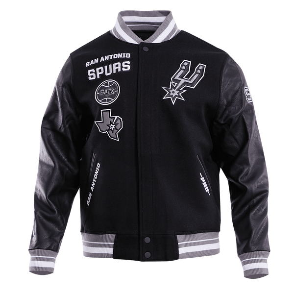 NBA SAN ANTONIO SPURS RETRO CLASSIC WOOL VARSITY JACKET