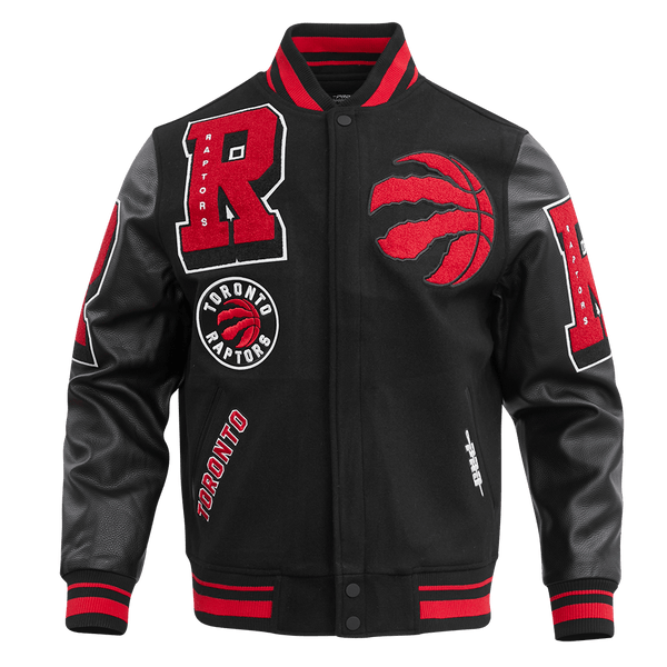 NBA TORONTO RAPTORS MASHUP WOOL VARSITY JACKET