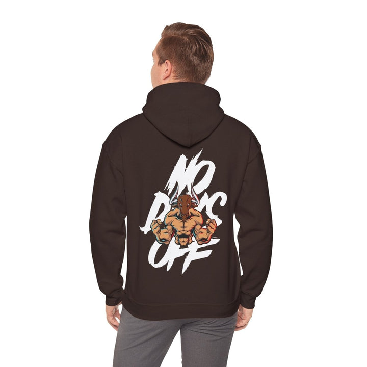 No Dogs Off Unisex Heavy Blend™ Hooded Sweatshirt - Stylish Casual Wear for Animal Lovers - Dark Chocolate - S - No Dogs Off Unisex Heavy Blend™ Hooded Sweatshirt - Stylish Casual Wear for Animal Lovers - Tatoo Tee