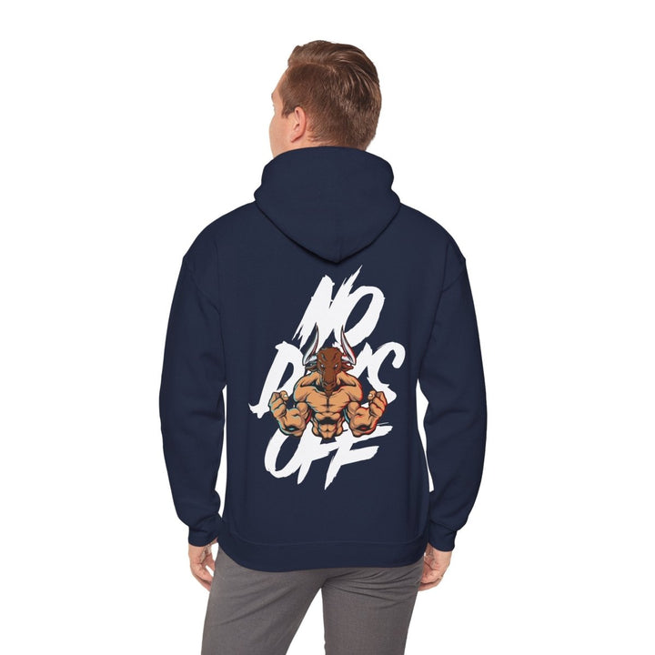 No Dogs Off Unisex Heavy Blend™ Hooded Sweatshirt - Stylish Casual Wear for Animal Lovers - Navy - S - No Dogs Off Unisex Heavy Blend™ Hooded Sweatshirt - Stylish Casual Wear for Animal Lovers - Tatoo Tee