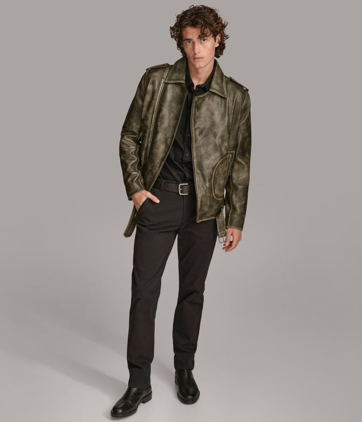 Oscar Moto Jacket - Grey - XS - Oscar Moto Jacket - Tatoo Tee