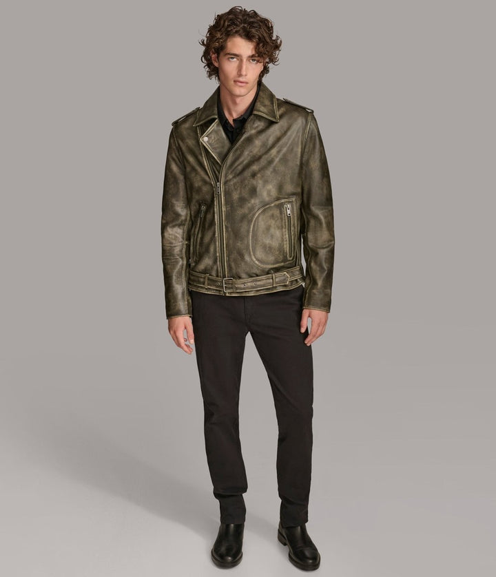 Oscar Moto Jacket - Grey - XS - Oscar Moto Jacket - Tatoo Tee