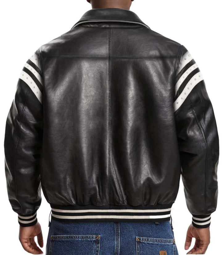 Pelle Pelle 78 Vintage Black Leather Jacket - XXS - Pelle Pelle 78 Vintage Black Leather Jacket - Tatoo Tee