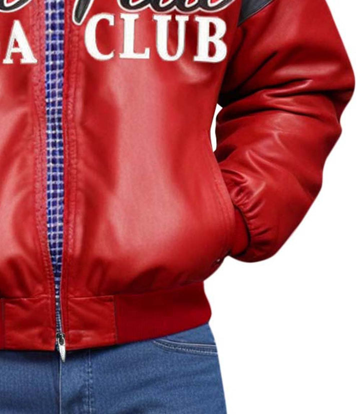 Pelle Pelle Red Soda Club Leather Jacket - XXS - Pelle Pelle Red Soda Club Leather Jacket - Tatoo Tee