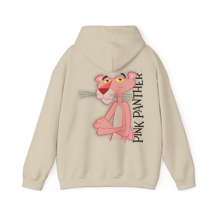 Pink Panther Unisex Heavy Blend Hoodie – Retro Cartoon Style - Sand - S - Pink Panther Unisex Heavy Blend Hoodie – Retro Cartoon Style - Tatoo Tee