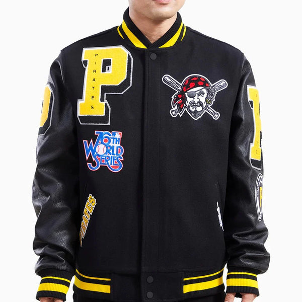 Pittsburgh Pirates MLB Rib Wool Varsity Jacket