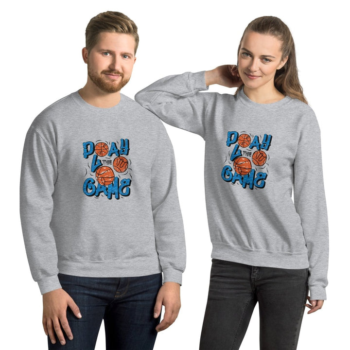 Play The Game Unisex Sweatshirt - Sport Grey - S - Product mockup - Tatoo Tee