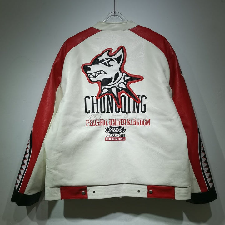 Puk Leather Vintage Racing Jacket - XS - Puk Leather Vintage Racing Jacket - Tatoo Tee