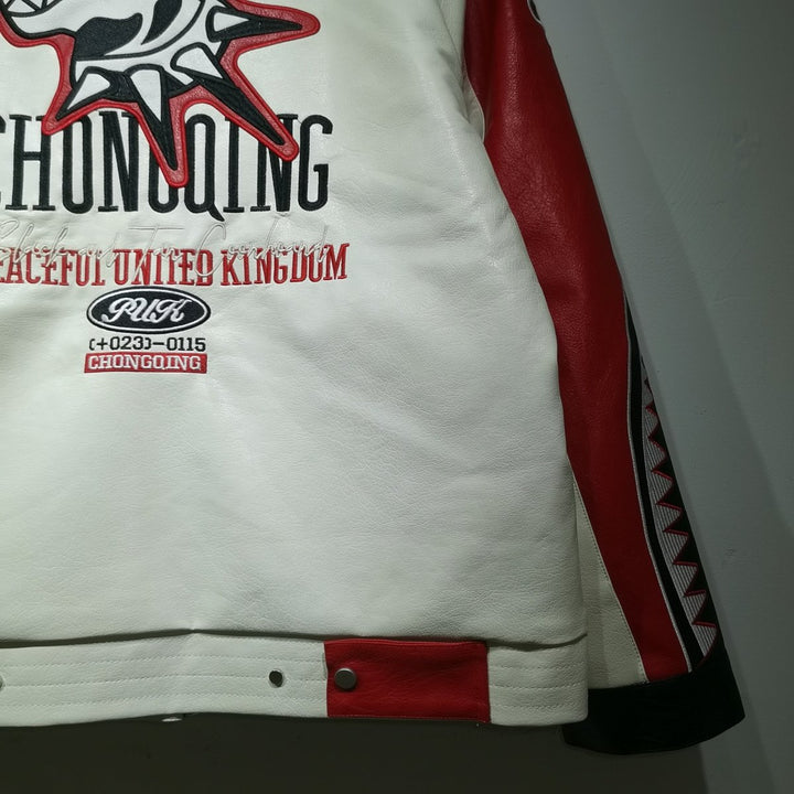 Puk Leather Vintage Racing Jacket - XS - Puk Leather Vintage Racing Jacket - Tatoo Tee
