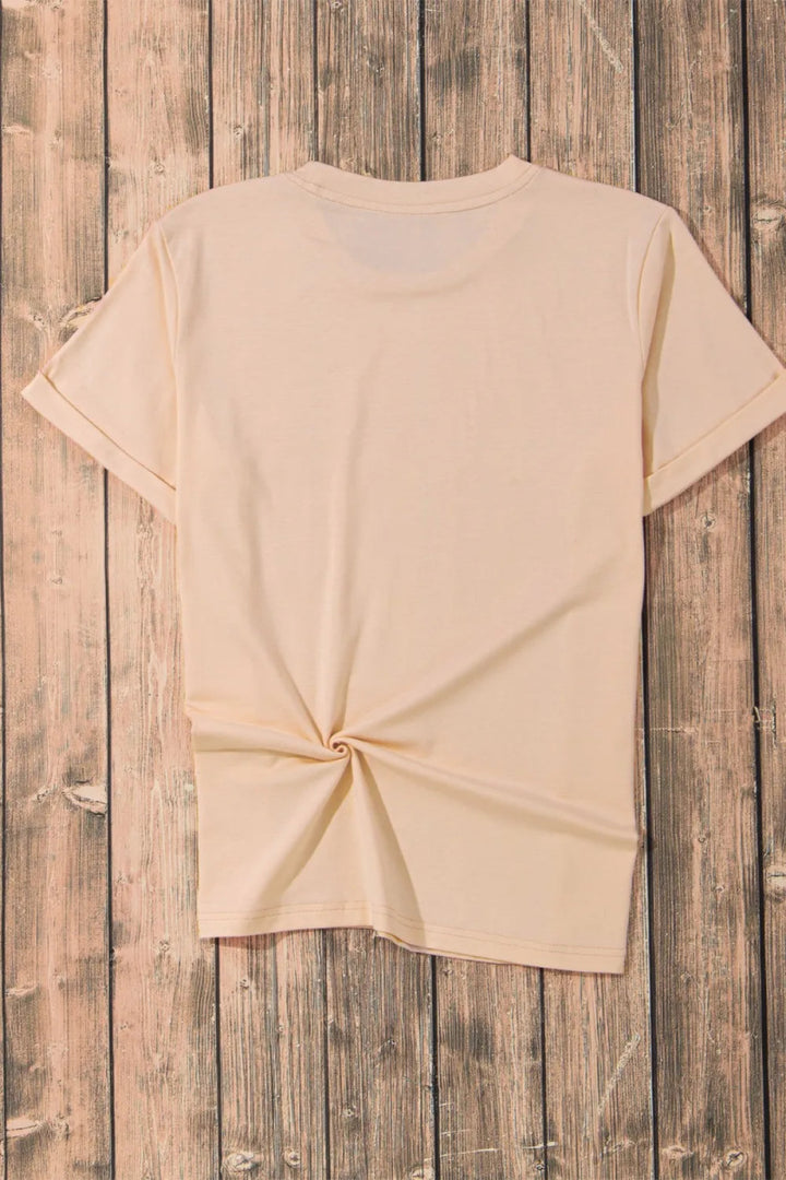Pumpkin Round Neck Short Sleeve T-Shirt - Tan - S - 0318efbe - 5745 - 4cbe - b91d - e62ba95c7ba5 - Max - Tatoo Tee