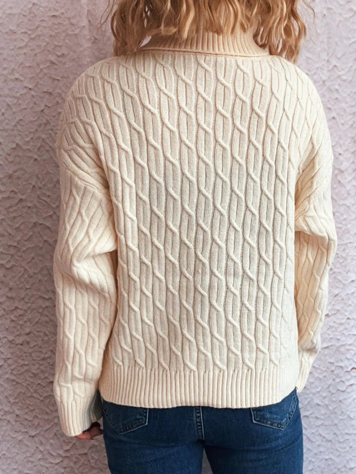 Pumpkin Turtleneck Long Sleeve Sweater - White - One Size - 385d5690 - b8bd - 464c - a7c7 - 48b612186258 - Max - Origin - Tatoo Tee