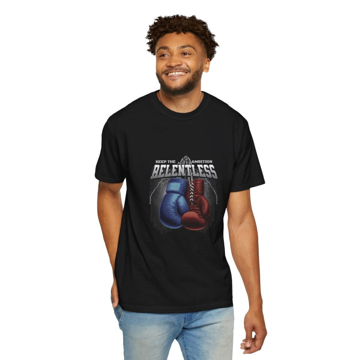 Relentless Spirit T-Shirt | Unisex Boxing Tee, Motivational Apparel, Fitness Gift, Workout Shirt, Sportswear, Casual Wear - Navy - S - Relentless Spirit T-Shirt | Unisex Boxing Tee, Motivational Apparel, Fitness Gift, Workout Shirt, Sportswear, Casual Wear - Tatoo Tee