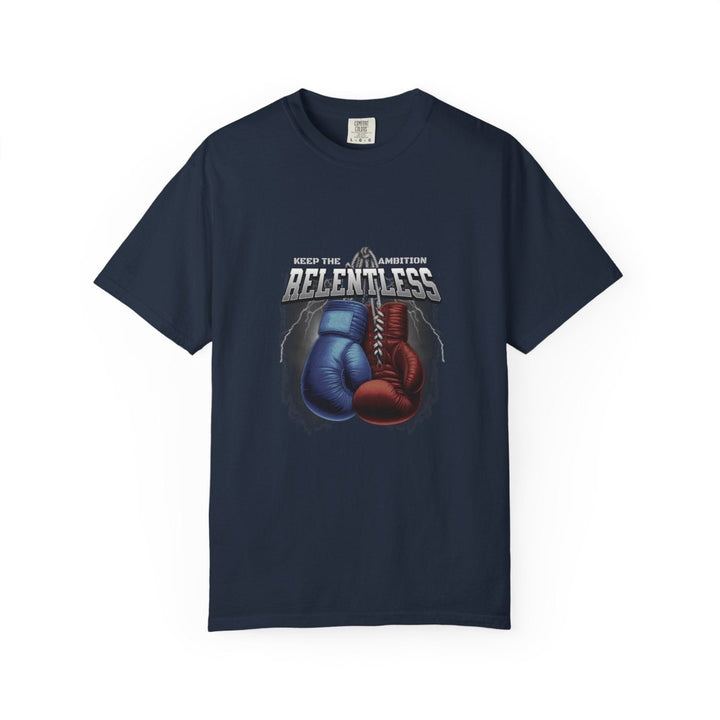 Relentless Spirit T-Shirt | Unisex Boxing Tee, Motivational Apparel, Fitness Gift, Workout Shirt, Sportswear, Casual Wear - Navy - S - Relentless Spirit T-Shirt | Unisex Boxing Tee, Motivational Apparel, Fitness Gift, Workout Shirt, Sportswear, Casual Wear - Tatoo Tee